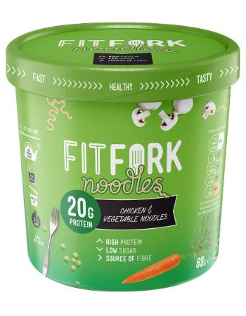 FITFORK CHICKEN & VEGETABLES NOODLES 63G