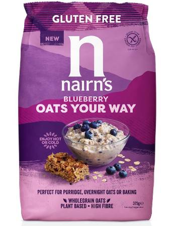 NAIRNS BLUEBERRY PORRIDGE CEREALE 375G