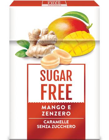 SERRA GINGER AND MANGO SUGAR FREE CANDIES 50G