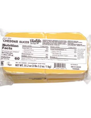 VIOLIFE CHEDDAR SLICE 1KG