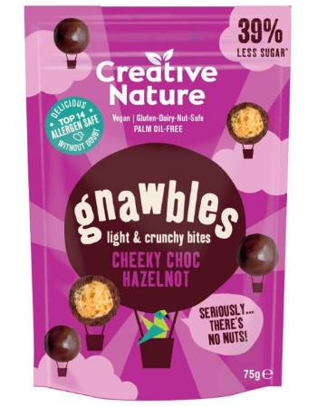 CREATIVE NATURE GNAWBLES CHOCOLATE HAZEL 75G