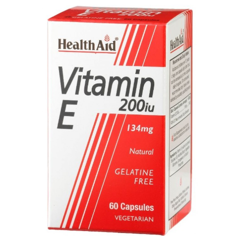 HEALTH AID VITAMIN E 200IU 60 CAPSULES