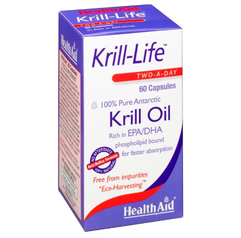 HEALTH AID KRILL OIL 60 CAPSULES