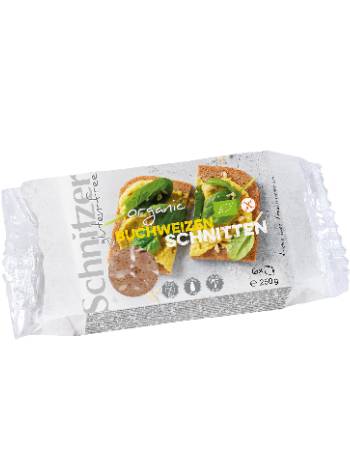 SCHNITZER SLICED BUCKWHEAT BREAD 250G