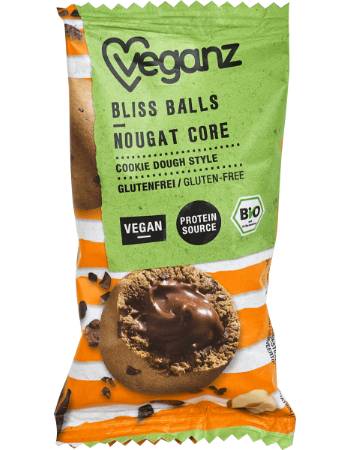 VEGANZ BLISS BALL NOUGAT CORE 40G