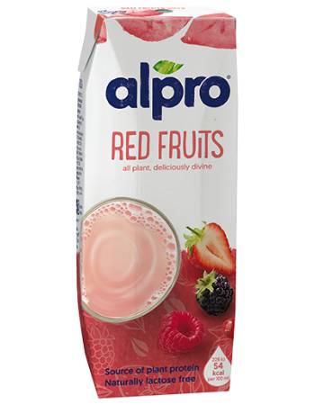 ALPRO MINI RED FRUITS SOYA DRINK 250ML