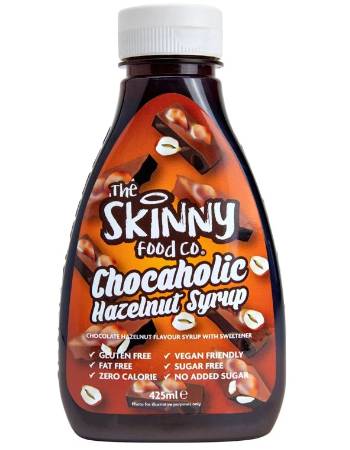 THE SKINNY FOOD CO CHOCAHOLIC HAZELNUT SYRUP 425ML