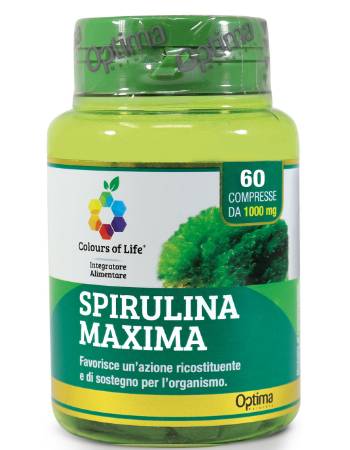 OPTIMA MAXIMA SPIRULINA 1000MG 60 TABLETS