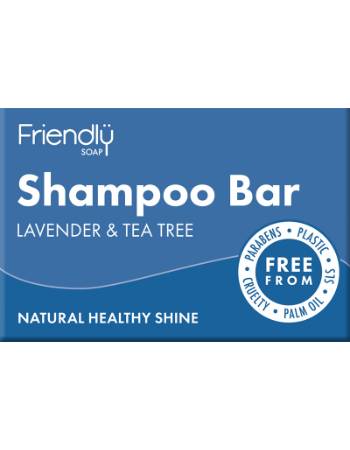 FRIENDLY SOAP SHAMPOO BAR LAVENDER & TEA TREE 95G