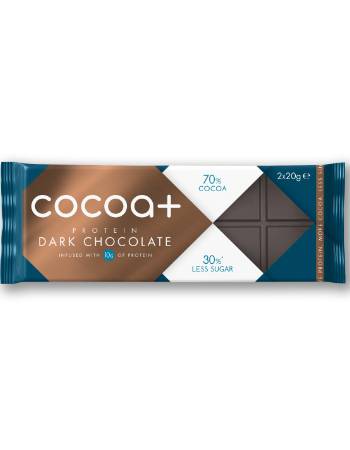 COCOA+ DARK CHOCOLATE PROTEIN BAR 40G