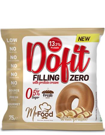 BN BEVERLY DOFIT PROTEIN DONUT WHITE PRALINE 75G