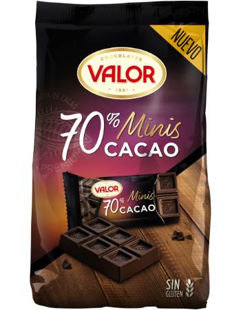 VALOR BAG 70% MINIS CACAO 200G