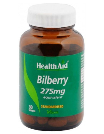 HEALTH AID BILBERRY TABLETS (30 TABLETS )