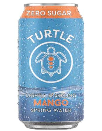 TURTLE LIGHTLY SPARKLING SPRING WATER MANGO 330ML