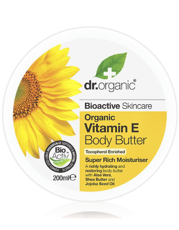 DR ORGANIC VITAMIN E BODY BUTTER 200ML