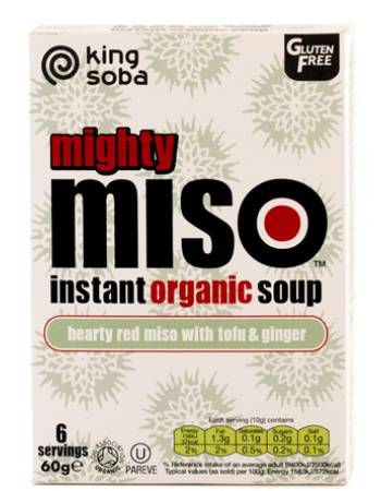 KING SOBA SOUP TOFU GINGER 60G
