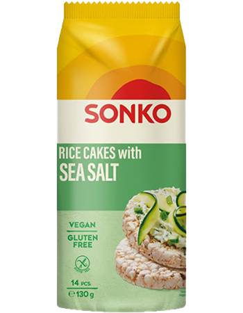 SONKO RICE CAKE WITH SEA SALT 130G