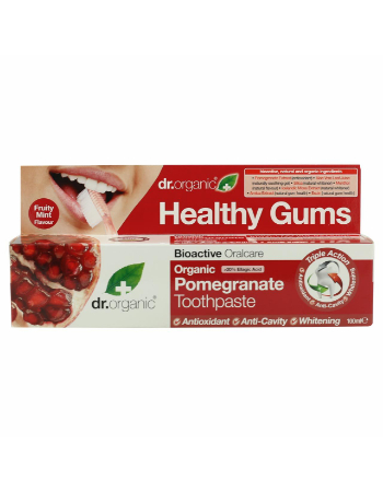 DR ORGANIC POMEGRANATE TOOTH PASTE 100ML