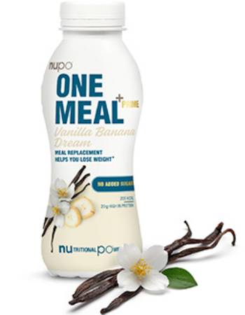 NUPO ONE MEAL PRIME VANILLA BANANA 330ML (READY TO DRINK)