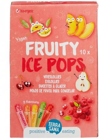 TERRA SANA FRUITY ICE POPS 10 X 40ML