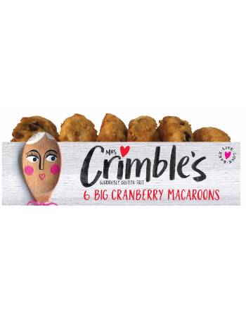 MRS CRIMBLES CRANBERRY MACAROONS