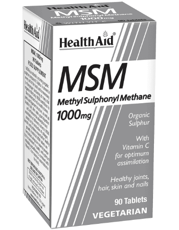HEALTH AID MSM 1000MG 90 TABLETS