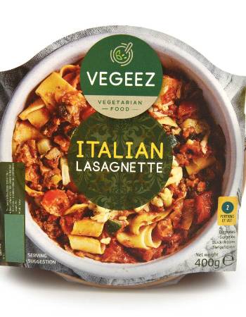 VEGEEZ VEGAN ITALIAN LASAGNETTE 400G