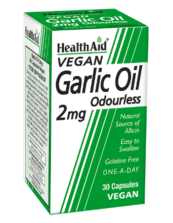 HEALTH AID GARLIC OIL ODOURLESS 2MG