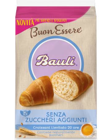 BAULI PLAIN CROISSANTS NO ADDED SUGAR 185G