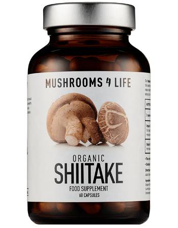 MUSHROOMS 4 LIFE ORGANIC SHIITAKE  60 CAPSULES