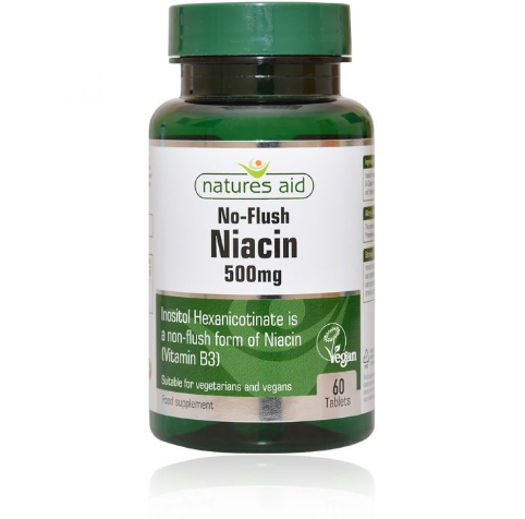 NATURES AID NIACIN (60 TABLETS)