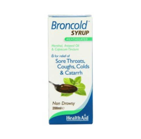 HEALTH AID BRONCOLD SYRUP 200ML