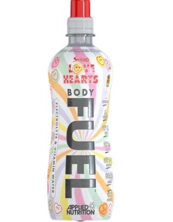 APPLIED NUTRITION BODYFUEL HYDRATION & VITAMIN WATER 500ML | SWIZZLES LOVE HEARTS