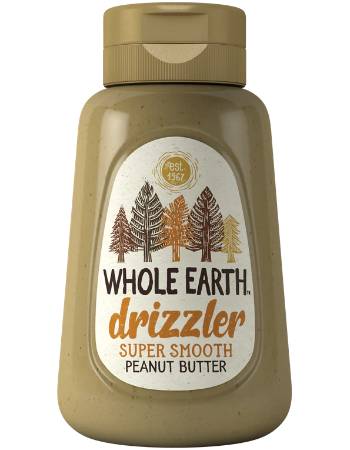 WHOLE EARTH DRIZZLER ORIGINAL ROASTED SUPER SMOOTH PEANUT BUTTER 320G