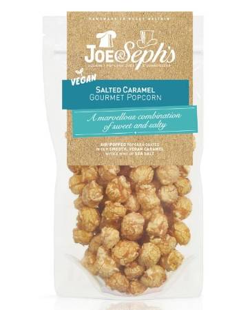 JOE AND SEPHS VEGAN SALTED CARAMEL POPCORN 80G