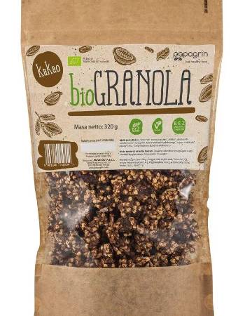 PAPAGRIN GRANOLA BIO COCOA 320G