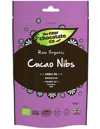 THE RAW CHOCOLATE CO CACAO NIBS 150G
