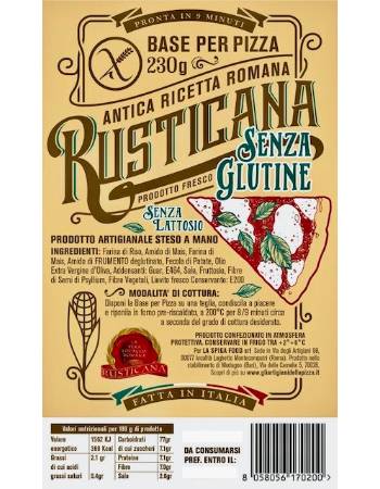 LA RUSTICANA PIZZA BASE 230G