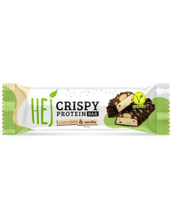 HEJ CRISPY VEGAN PROTEIN BAR 45G | CHOCOLATE & VANILLA