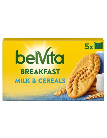 BELVITA BREAKFAST MILK AND CEREALE 5 X 45G