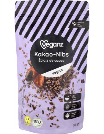 VEGANZ ORGANIC COCOA NIBS 200G