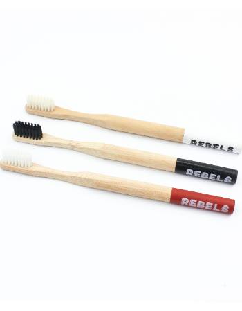 RWAC WHITE BAMBOO TOOTHBRUSH (MEDIUM)