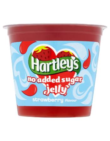 HEARTLY'S STRAWBERRY JELLY POT (NO ADDED SUGAR) 115G