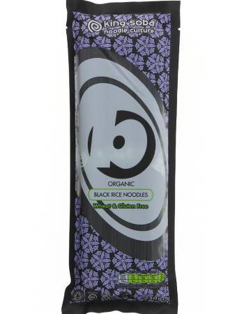 KING SOBA BLACK RICE NOODLES 250G