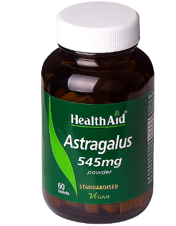 HEALTH AID ASTRAGALUS 545MG 60 TABLETS