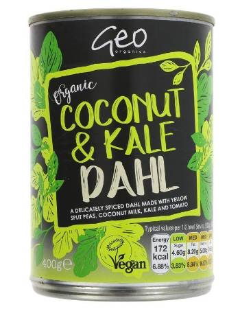 GEO ORGANICS COCONUT & KALE DAHL 400G