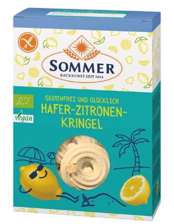 SOMMER OAT LEMON BISCUITS 150G