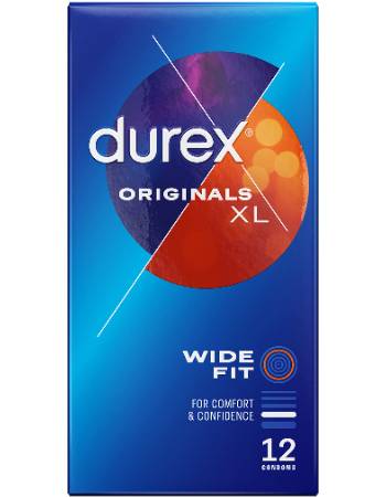 DUREX ORIGINALS XL (12 CONDOMS)