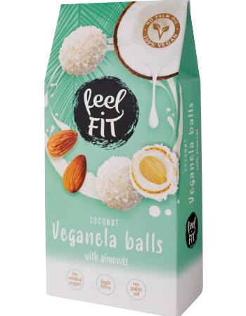 FEEL FIT VEGAN COCONUT BALLS 63G