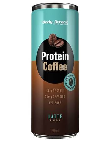 BODY ATTACK PROTEIN COFFEE LATTE 250ML